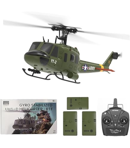 Amazon.co.jp: YU XIANG F07S UH-1 ヒューイ 1/34スケール